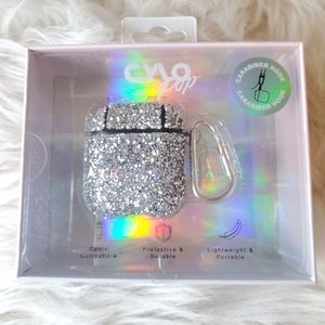 Airpods Case with Rhinestones and Carabiner Hook
